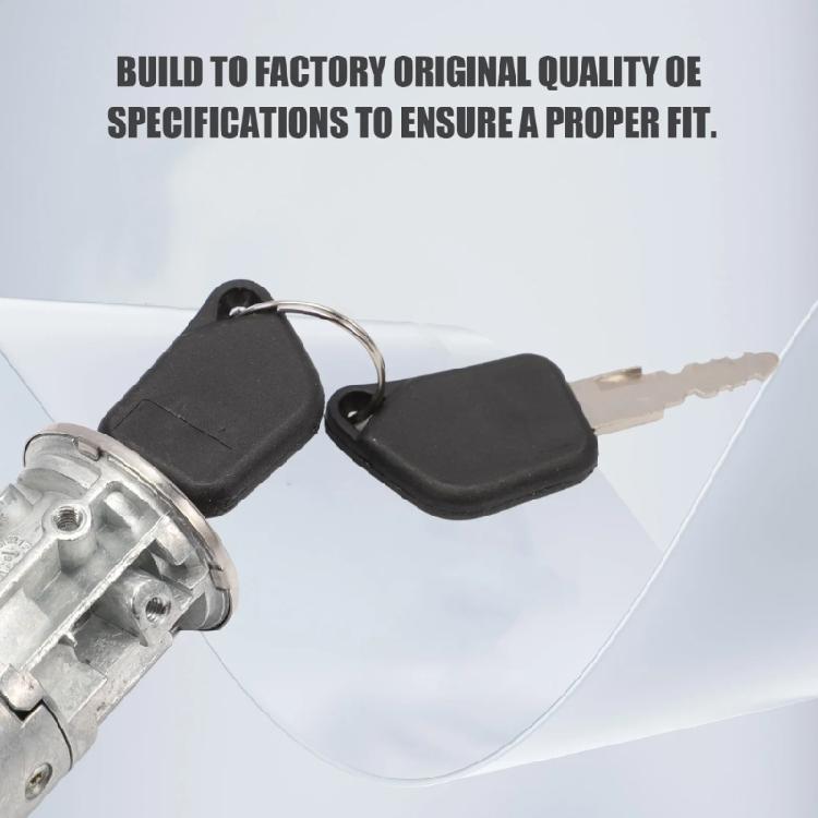 Car Ignition Switch Easy Installation for 106 405 Automotive Accessories Replacement Starter Switch with 2 Keys