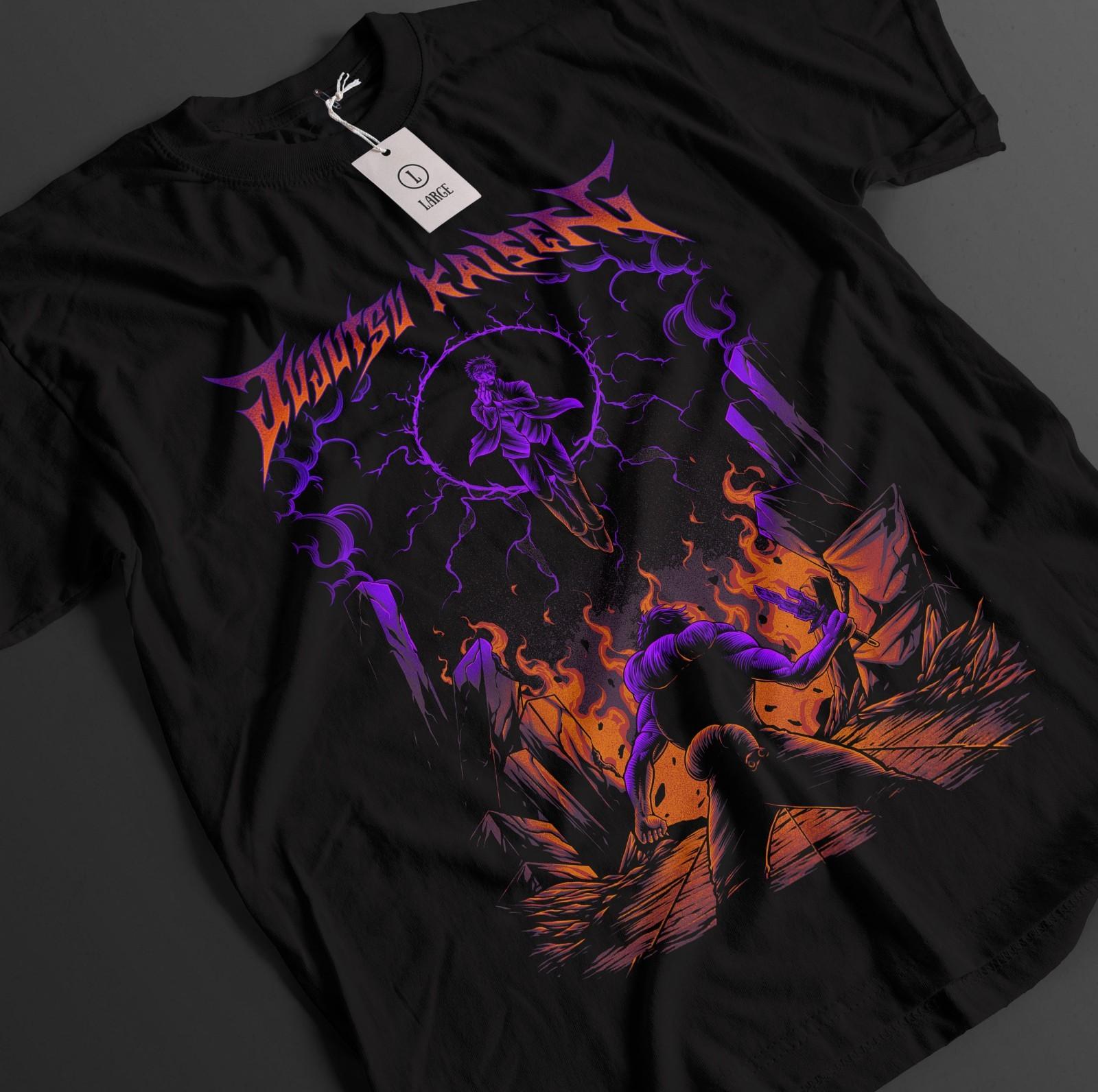

Jujutsu Kaisen Shirt Toji Fushiguro T-Shirt Mens Womens Tees Top Gojo Satoru Tshirt Sukuna Anime Tee XL