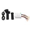 Kit Controlador de Motor de Bicicleta 48V 350W Display de Potência Proteção Múltipla Controlador de Motor Escovado com