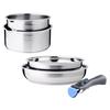 Cookware Set - Induction - - AM2189 - 18/10 Stainless Steel - 5 Pieces - Removable Handle