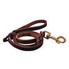 Strong Genuine Leather Dog Leash with Softening Treatment Comfortable Handle for Medium and Large German Shepherd Dogs