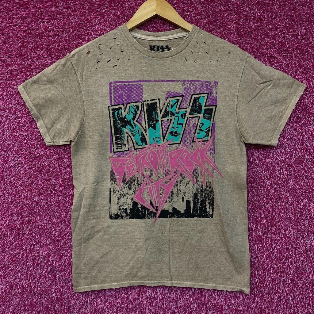 KISS Detroit Rock City Graphic Distressed T-Shirt