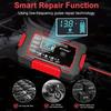 EAFC 12V Smart Battery Charger with LCD Display, 6A Intelligent Pulse Repair