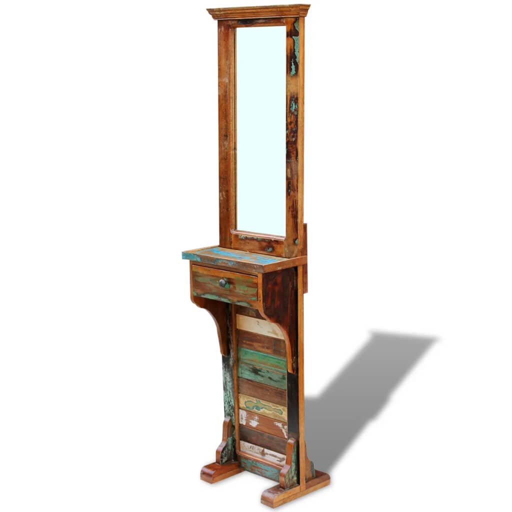 Vidaxl Standing Chandelier, Solid Reclaimed Wood, 47X23X180 Cm
