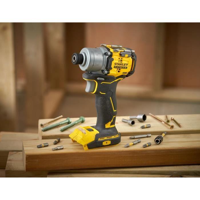 Visseuse À Impact Sans Fil - 18V - STANLEY FATMAX V20 - SFMCF830B-XJ - Brushless - 203Nm - Sans Batterie