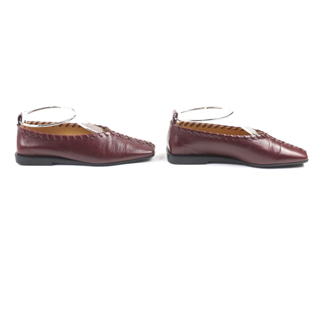 Jil Sander Buty wizytowe OAS8W4 Skóra Bordeaux Kobiety 35 JS30217A Używane