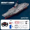 Children'S High-Speed Remote Control Aircraft Carrier Model 2.4G Wireless Remote Control Boat Charging Boy Water Electric Toy