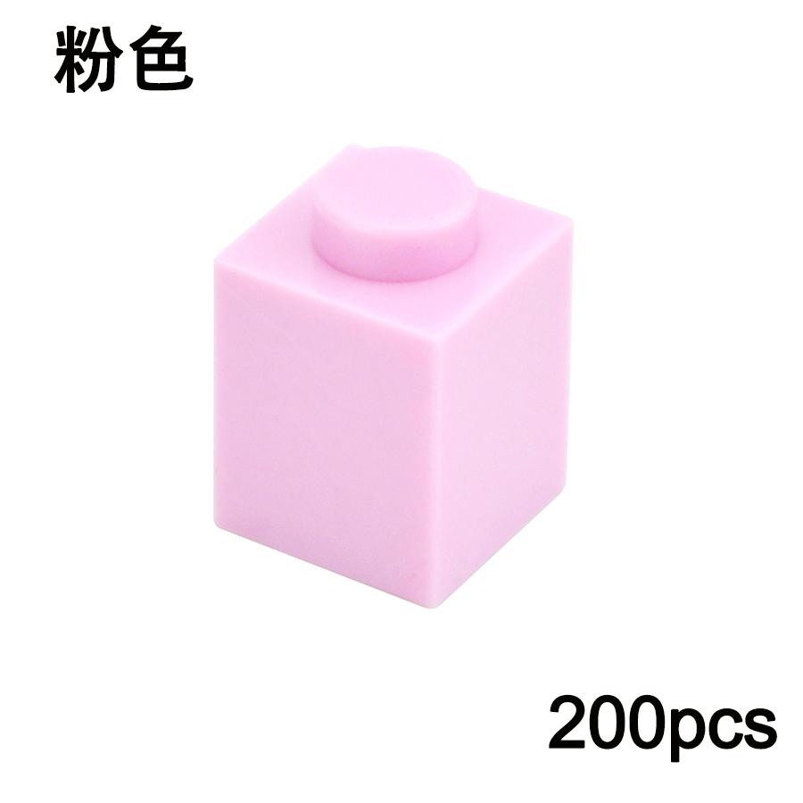 200PCS DIY 1x1 Dots Building Blocks Thick Figures Bricks Educational Creative Size 1*1 Dot Compatible With 3005 Toy for Children