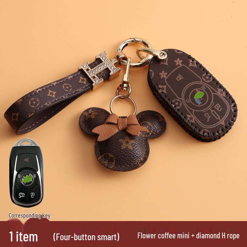 21 Buick Key Cover: New Excelle, Encore, Verano XT, LaCrosse, Regal - Stylish Women's Car Key Case