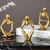 1pc Thoughtful Character Statue Ornament Decorative Figurine Office Desk Decoration Art Sculpture Gifts Home Decor Accessories