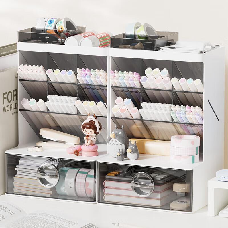 

Gureide Slanted Desktop Pen Holder & Stationery Organizer