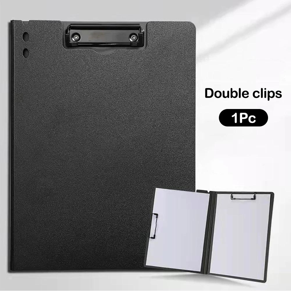 A4 Document Folder Office Stationery Student Test Paper Organizer Lecture Notes Clip File Folder Speech Script Storage
