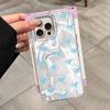 Circular Dots Black Bow Women Girls Water Texture Phone Case for iphone 16 15 14 7 8 Plus 13 11 12 Pro Max X XS XR SE2022 Cover