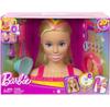 Barbie Neon Rainbow Blonde Hair Styling Head