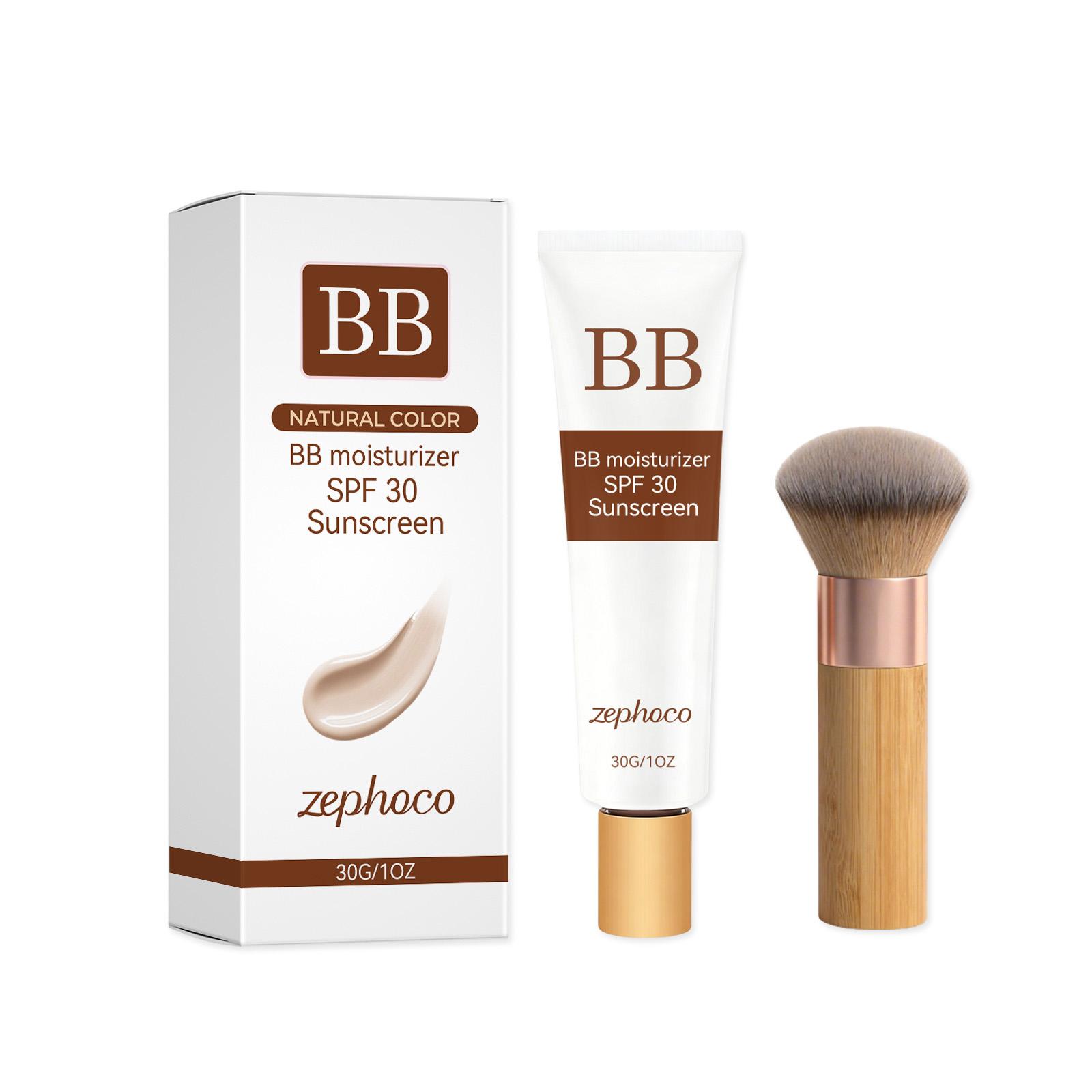 

Moisturizing and Sunscreen BB FrostNatural Color Soft, clear, delicate, concealing, with a soft matte finish, natural base makeup 1set
