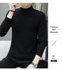 Men's Cross-Border Plus Size Velvet Thick Sweater, Autumn/Winter Half-High Collar Pullover, Trendy Warm Knitwear