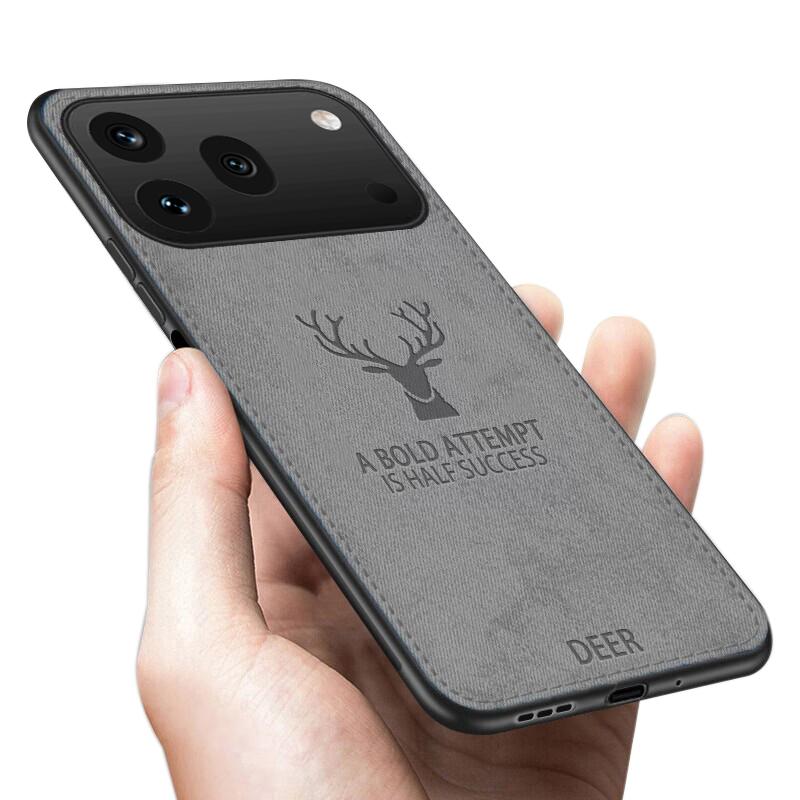 For Honor X9C X9D X7D X7C Case Luxuy Brand Cloth Texture Deer Fabric Jeans Elk Cover for Honor 600 600 Pro Phone Casing