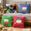 Anime SSouths PPark Cushion Cover Soft Plush Fabric DoubleSided Printed Cushion Covers for All Seasons Modern HomeDecor Gift