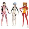 Figurine Articulate EVA: Asuka 084, Mari 079, Rei 091 Set în cutie