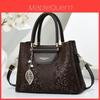 Pu Snake Skin Handbag With Zipper Closure For Daily Casual Use