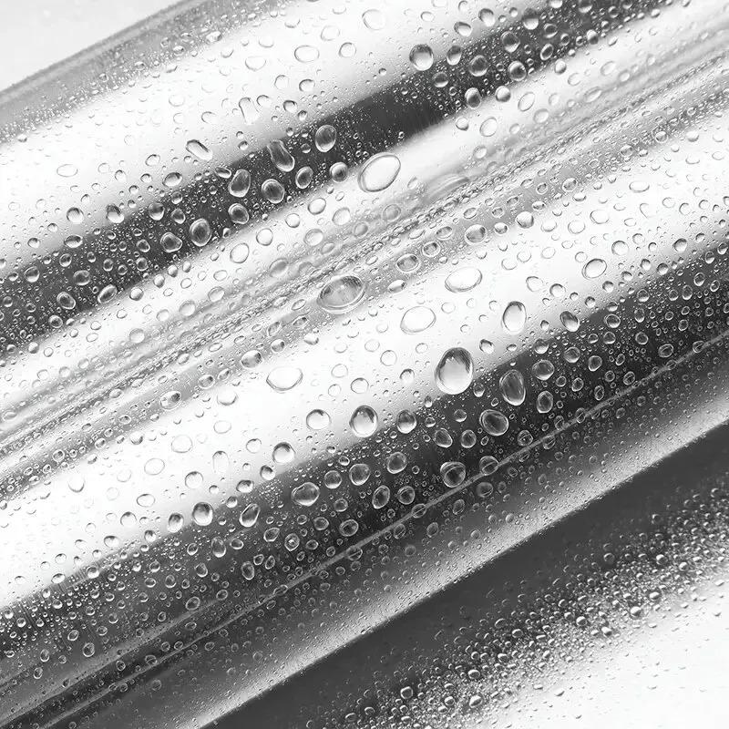 PVC Nerezová Broušená Stříbrná Odnímatelná Tapeta Dekorativní Fólie Vinyl Vodotěsná Olejivzdorná Nálepka na Domácí Spotřebiče Kuchyň Výtah
