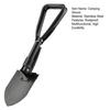 Lopată pliabilă militară multifuncțională Durabilitate ridicată Dimensiune compactă Lopată portabilă de săpat pentru camping Instrument multiplu pentru rucsac