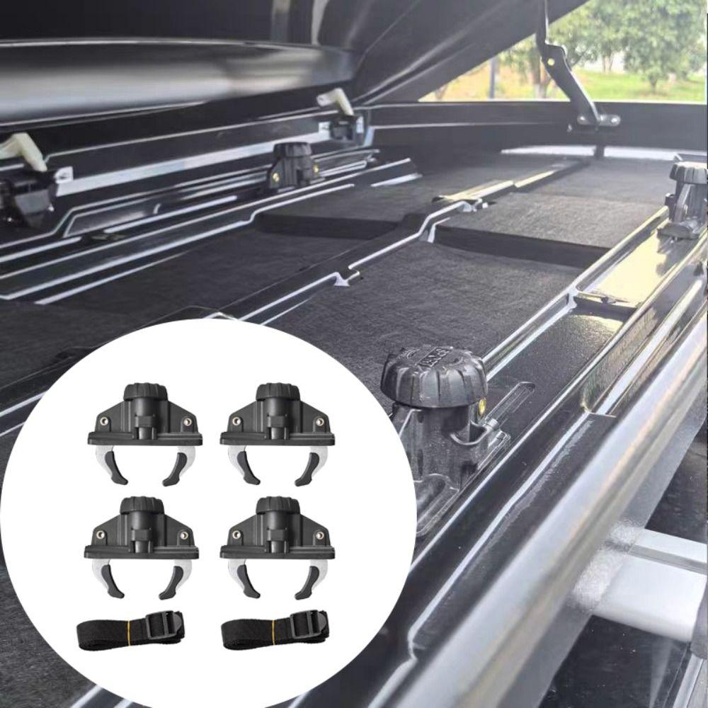 Adjustable Roof Box Clip Quick Mount Roof Rack Clamp Holder Luggage Carrier Clip  Car Roof Box