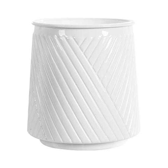 

Self Watering Pots for Indoor Plants Small Plastic Planter Modern Wicking Flower Pot with Wick Rope And Reservoir for Violets Ocean Spider Plant S білий