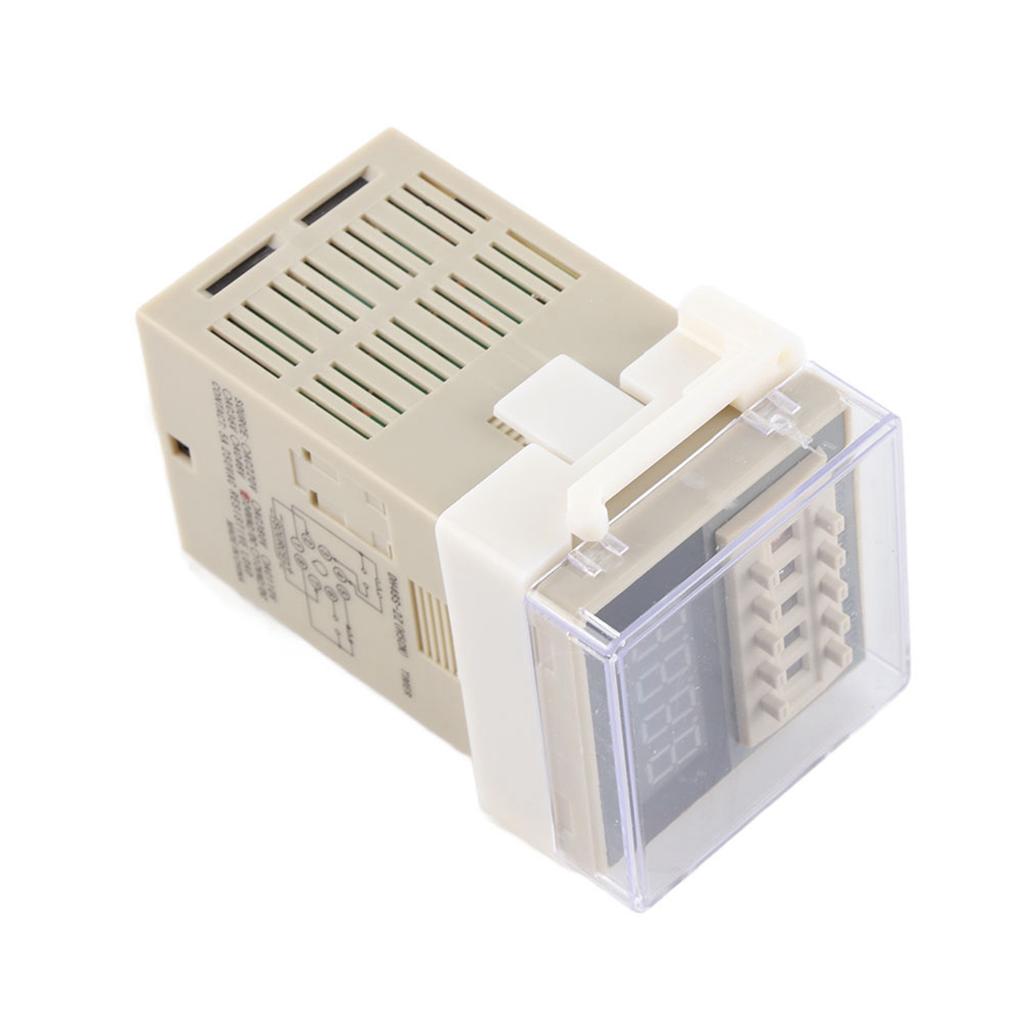 Hohe Qualität O111ROM DH48S?2Z LCD-Anzeige Zeitschaltuhr Verzögerungsrelais 8 Pins 0.01S?9999H (24VACDC)