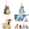 Enchanting Cinderella Snow White Ariel Belle Hanging Acrylic Toy For Party