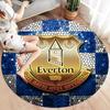 Everton F.C Round Area Rug,Carpet Rug for Living Room Bedroom Sofa Playroom Decor,Non-slip Floor Mat