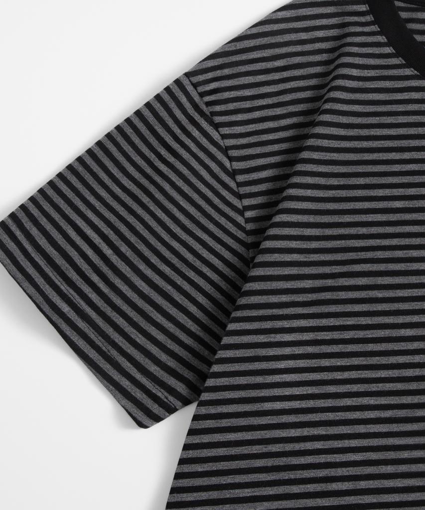 UNIONSTUDIO Is Stripe Crop Short Sleeve Tee ( 2 Colors )