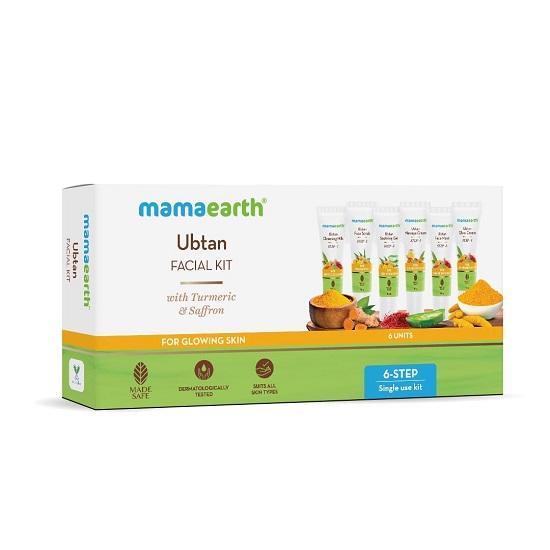 Mamaearth Kit visage Ubtan au safran pour une peau éclatante 60 g