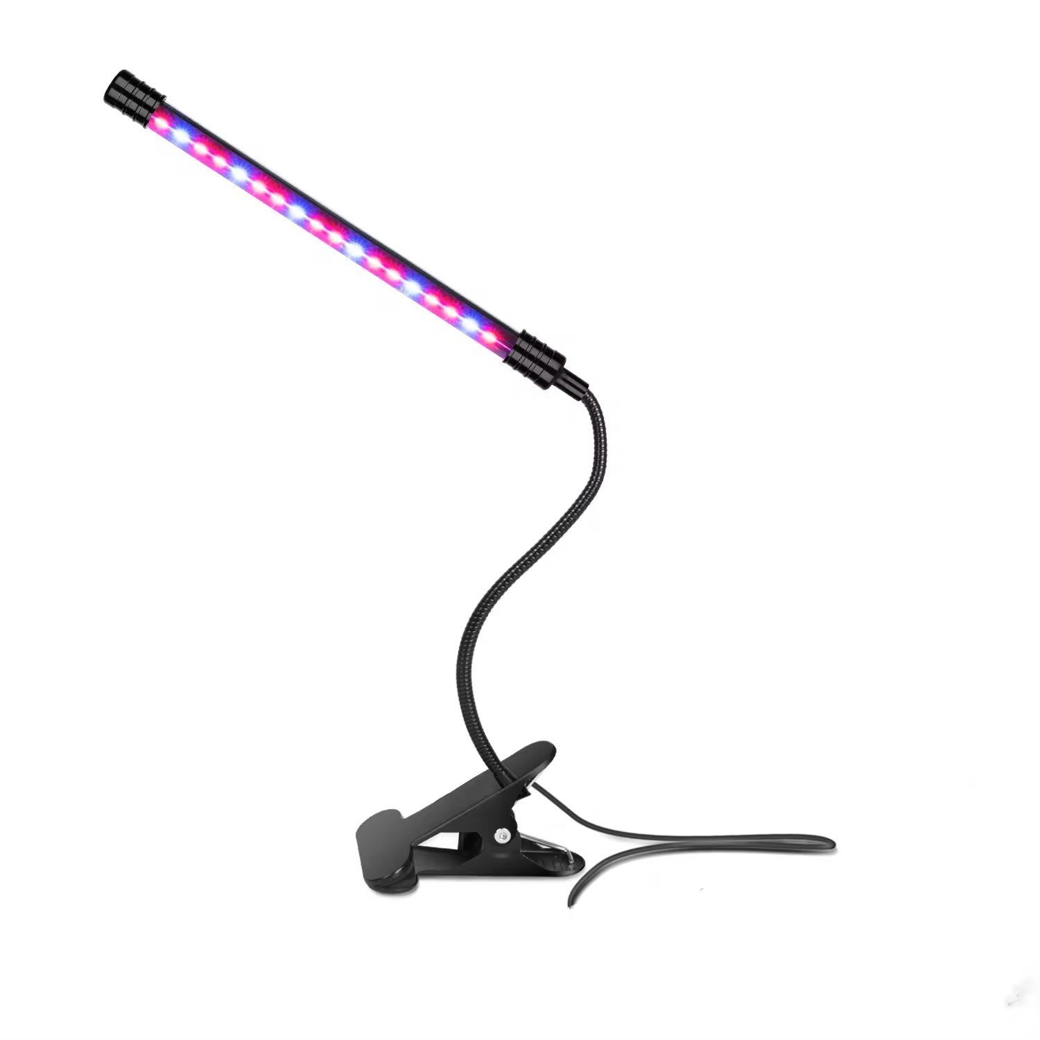 

LED USB Grow Light Plants 5V Full Spectrum Light Home Flower Seedling Clip Phyto Lamp Dimmable Timing Control 3/9/12Hours