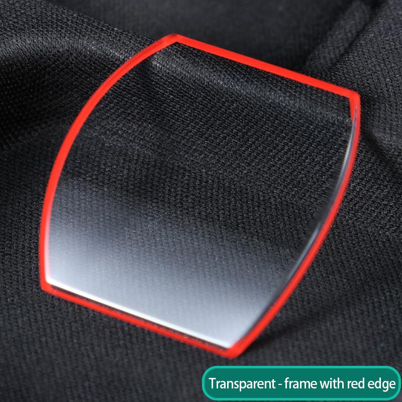 Fof GEYA Space Watch Mirror 8253G 8251G Wine Barrel Mirror Glass Watch Mask Accessories 22mm