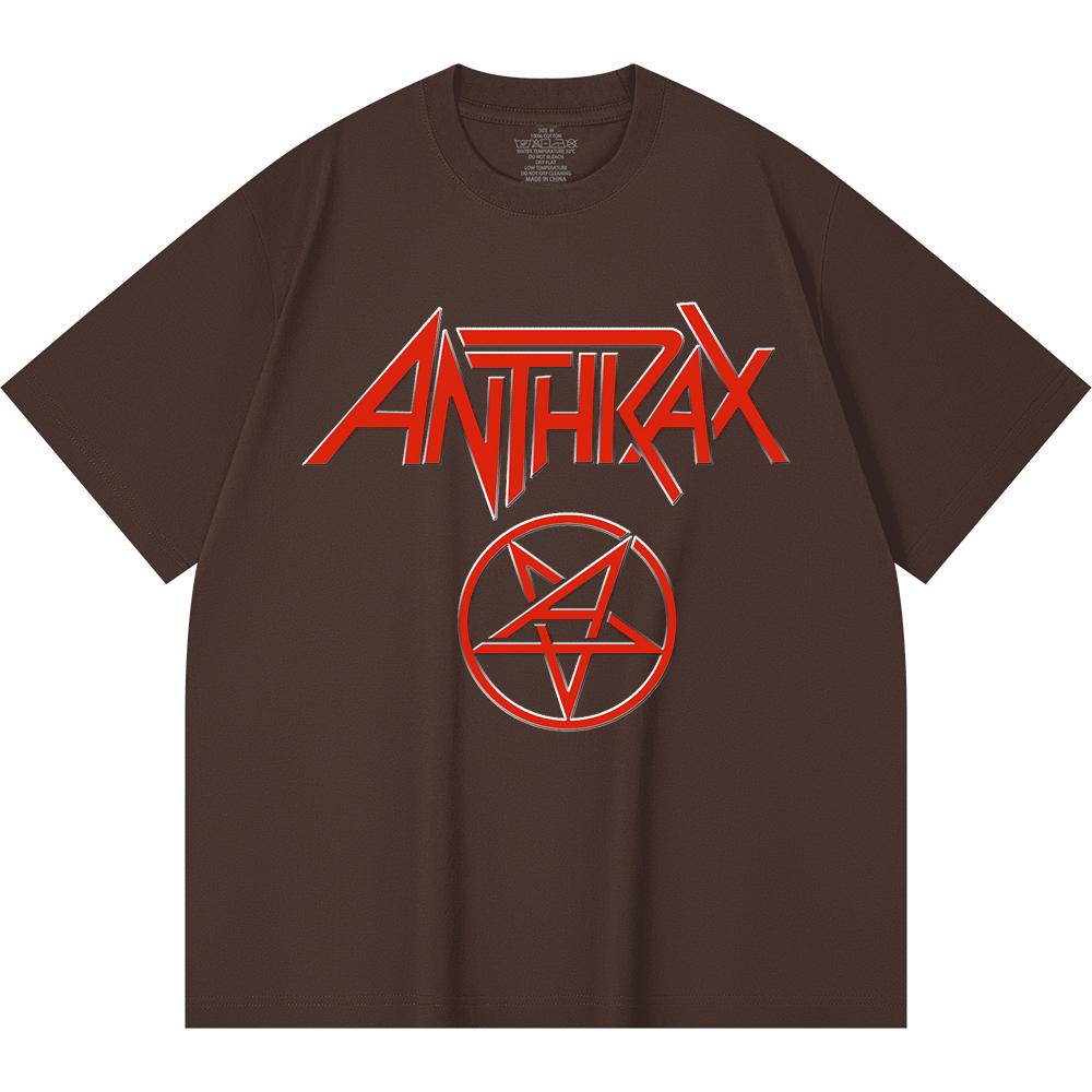 230 g/m² 100% Baumwolle Heavy Metal T-Shirt Rockband Beliebte Musik Druck Unisex Schweres Baumwoll-T-Shirt