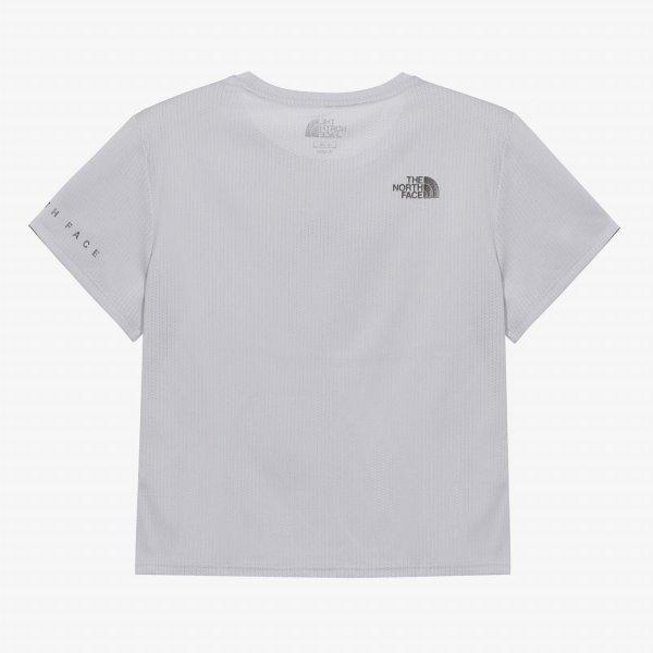 The North Face Women S Ventrunner Short Sleeve Round Tee Ice Gray Nt7ur35k
