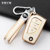 For Toyota Aygo Yaris Highlander Camry Rav4 Corolla Land Cruiser Prado Fashion Tpu Car Key Case Cover Protected Keychain Fob Bag
