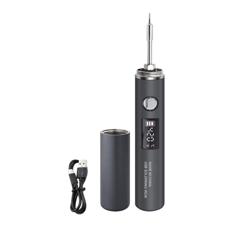 Portable Digital Soldering Iron 1400mAh Battery Provide 30 Minutes Continuous Operations for Extended Use