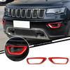 2018+ Jeep Grand Cherokee Front Fog Light Cover Lamp Frame Trim Bezel For Red | 2x | Left | 1 Year Manufacturer Warranty