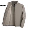 2026 Men's High-Grade Business Casual Stand-Up Collar Jacket: Spring/Autumn Middle-Aged Dad's Top