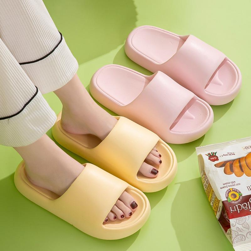 New EVA deodorant home sandals women's summer soft sole wear-resistant, non-slip and breathable couple outer slippers men