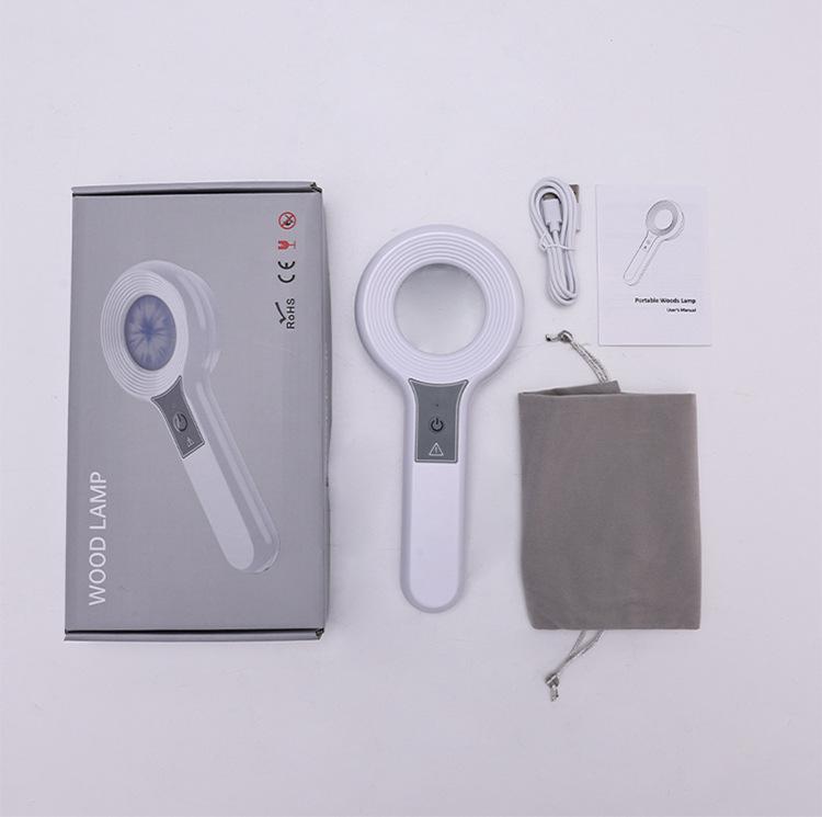Handheld Cold Light Wood's Lamp UV Skin Detector Beauty Instrument