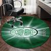 1PC round rug Cel-tic Football Club Crest Printed Round Area Rug ,Rug For Home Office, Round Chair Rug, Decorative Carpet Fan gifts Christmas gift
