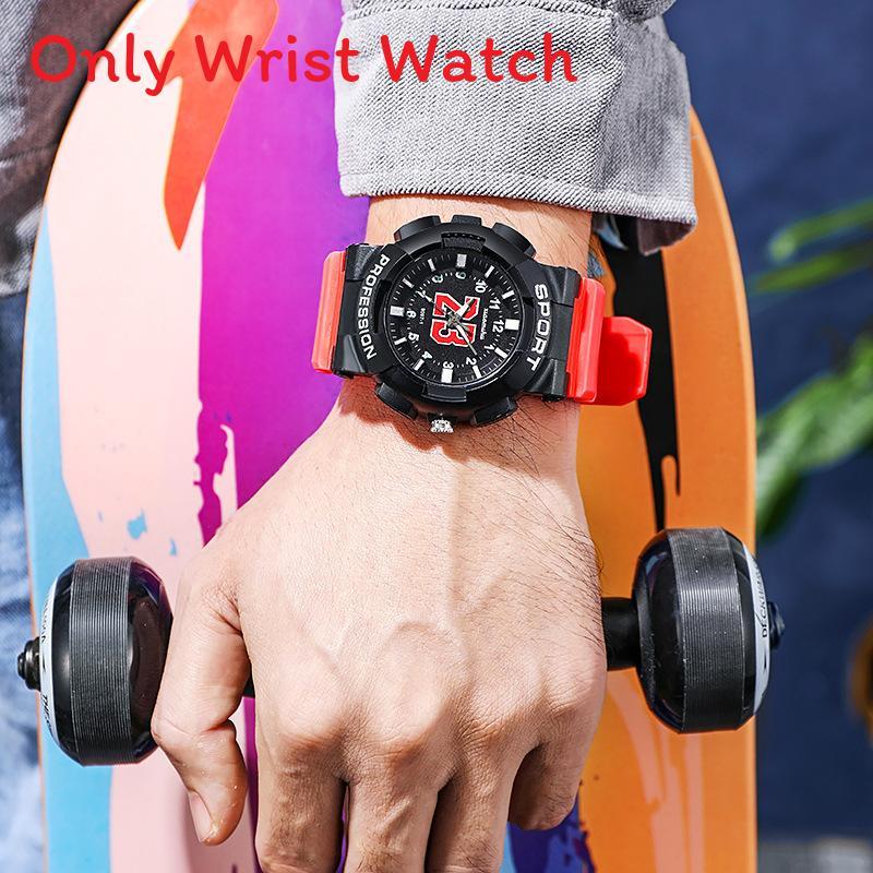 Sport Watch For Men And Women With Digital Analog Display Waterproof Outdoor Fashion Accessory