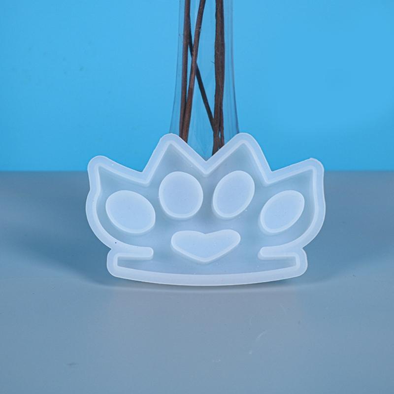 Kristall-Epoxidharz-Form Hand Finger Finger Staubwischer Gieß-Silikonform DIY Bastelarbeiten Schmuck-Gießform