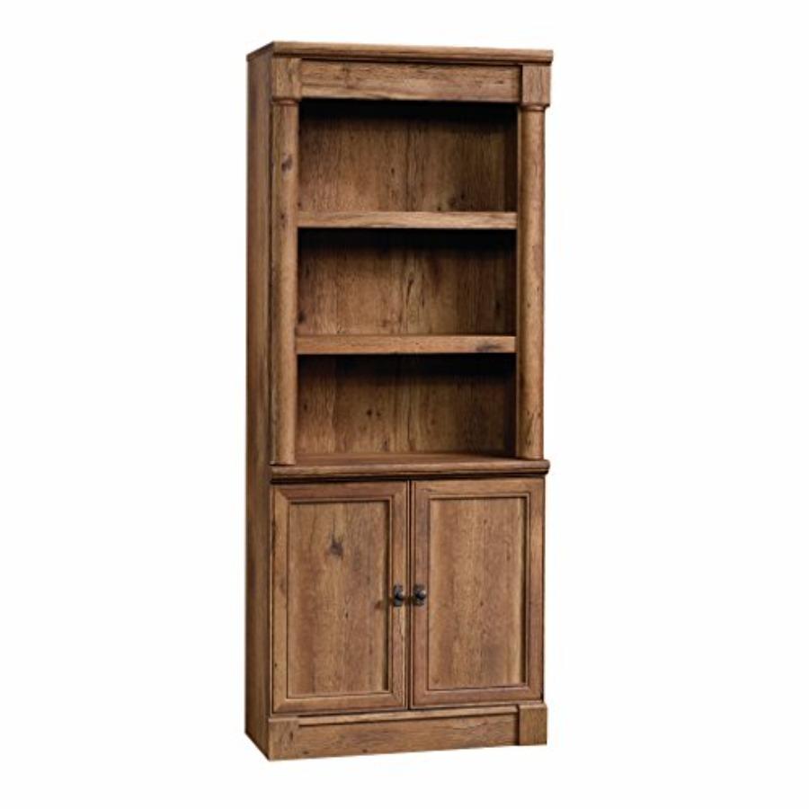 Palladia Bookcase with Doors, Multiroom Storage, Library Bookcase, Finish