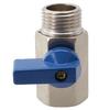 Shut-off Ball Valve 1/4 -3/8 -1/2 Zoll Adjustable Druable