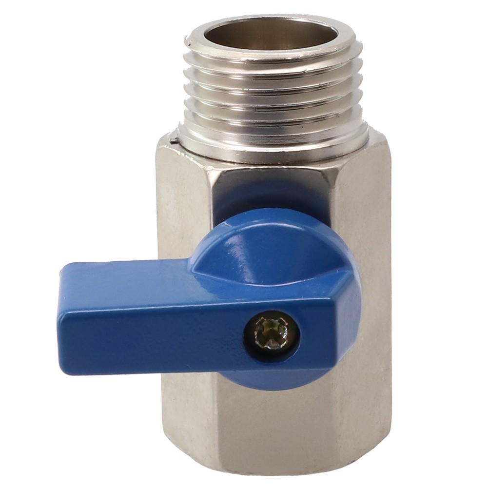 Shut-off Ball Valve 1/4 -3/8 -1/2 Zoll Adjustable Druable
