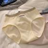 Girls Spring and Summer New Cotton 10A Antibacterial Extension Crotch Triangle Briefs